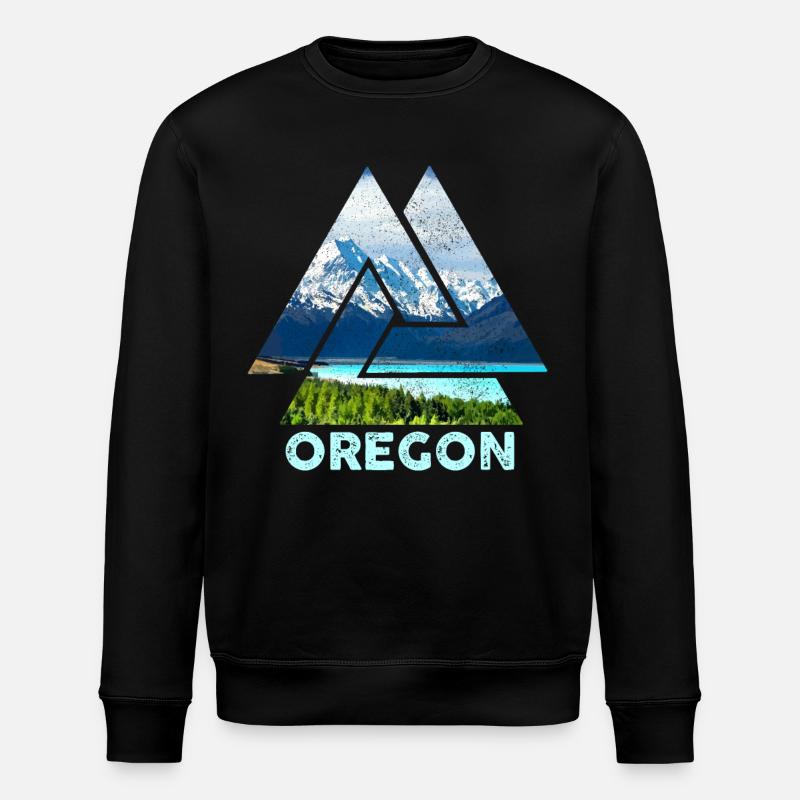 Oregon - Sweat bio ROLLER Stanley/Stella Unisexe - noir