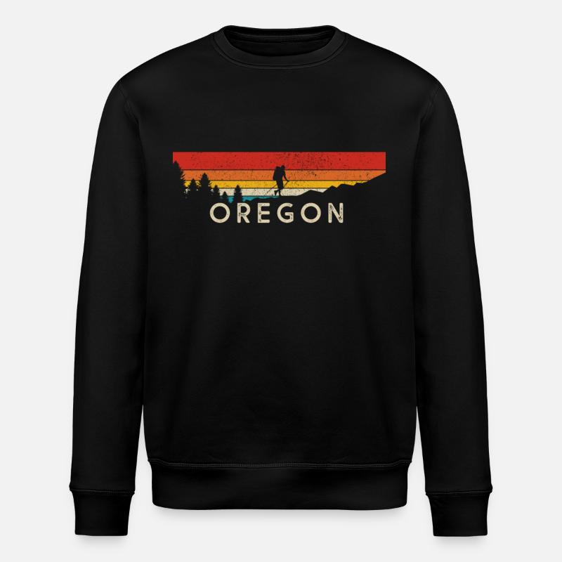 Oregon - Sweat bio ROLLER Stanley/Stella Unisexe - noir