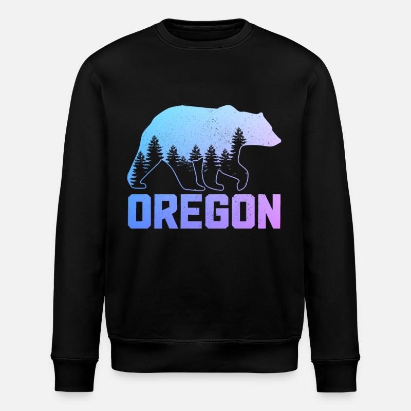 Oregon - Stanley/Stella Unisex Bio-Sweatshirt ROLLER - Schwarz