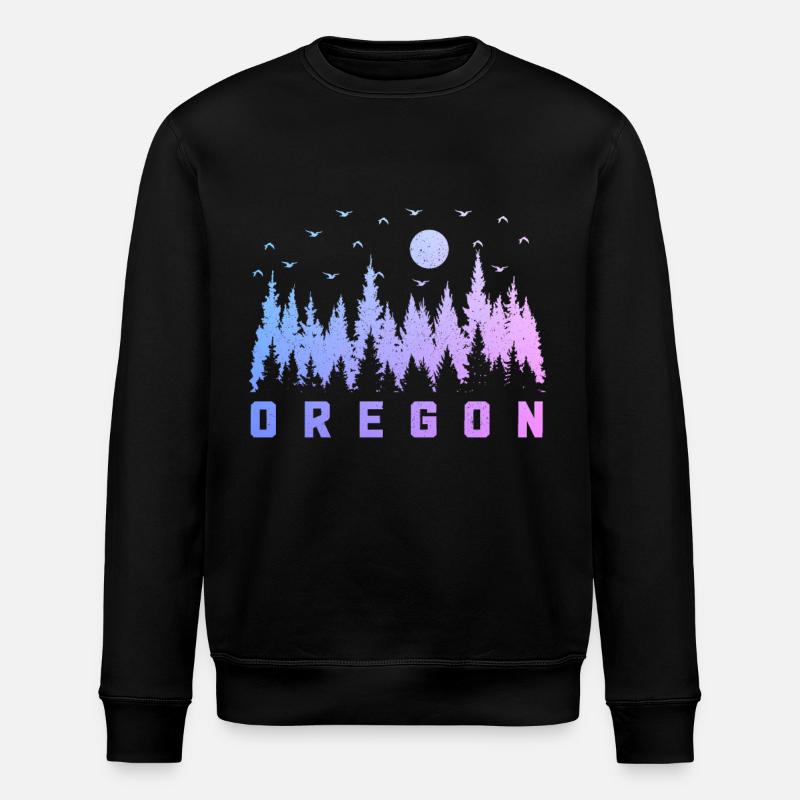 Oregon - Sweat bio ROLLER Stanley/Stella Unisexe - noir