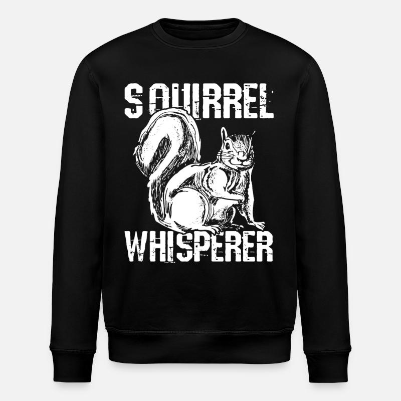 Écureuil - Sweat bio ROLLER Stanley/Stella Unisexe - noir