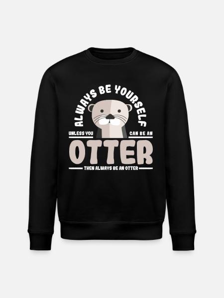 Otter - Stanley/Stella Unisex Bio-Sweatshirt ROLLER - Schwarz