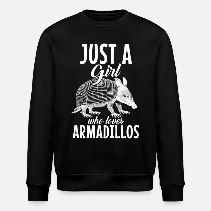 Armadillo - Stanley/Stella ROLLER Unisex Organic Sweatshirt - black