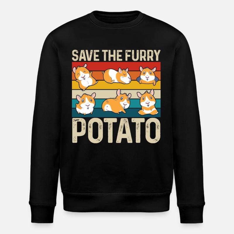 Cobaye - Sweat bio ROLLER Stanley/Stella Unisexe - noir