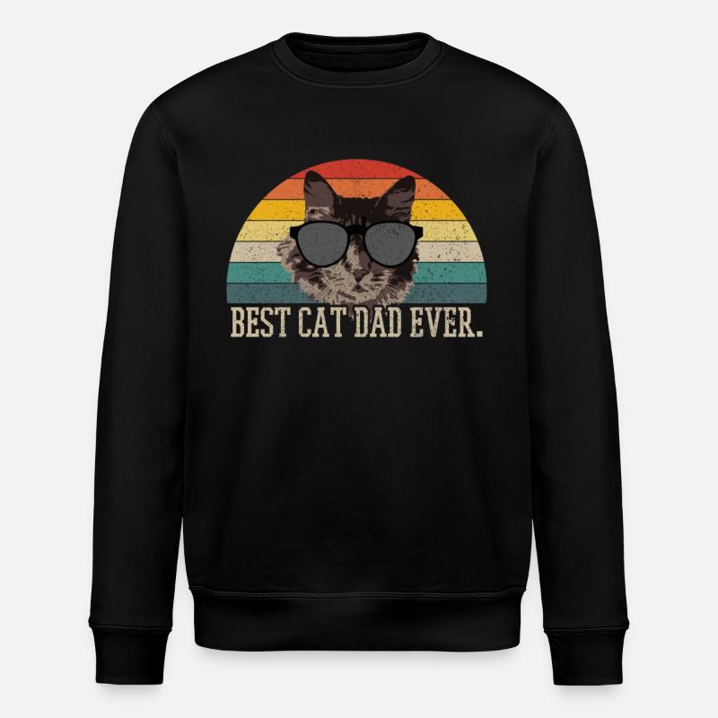 Cadeau de chat - Sweat bio ROLLER Stanley/Stella Unisexe - noir
