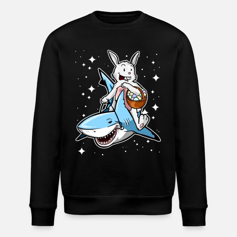 Galactic Easter! - Stanley/Stella ROLLER Unisex Organic Sweatshirt - black