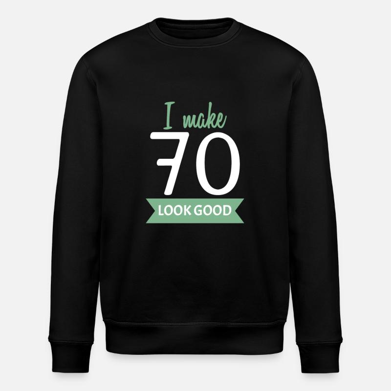 70e anniversaire disant - Sweat bio ROLLER Stanley/Stella Unisexe - noir