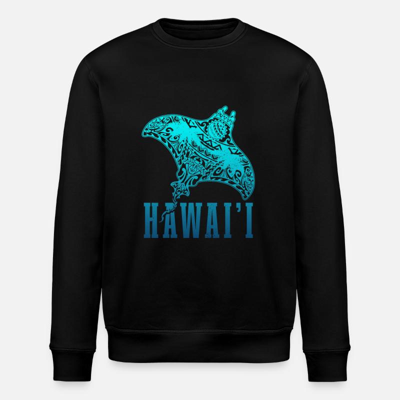 Hawaï Aloha Souvenir hawaïen - Sweat bio ROLLER Stanley/Stella Unisexe - noir