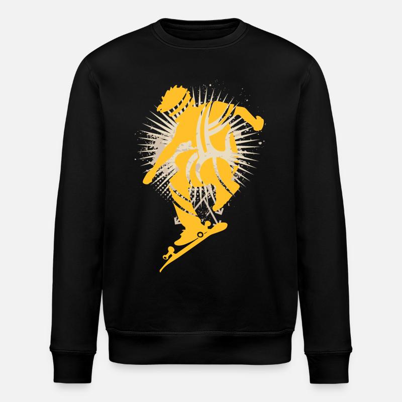 Skateboarder - Stanley/Stella ROLLER Unisex Organic Sweatshirt - black