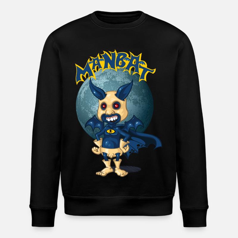 Man Bat - Sweat bio ROLLER Stanley/Stella Unisexe - noir