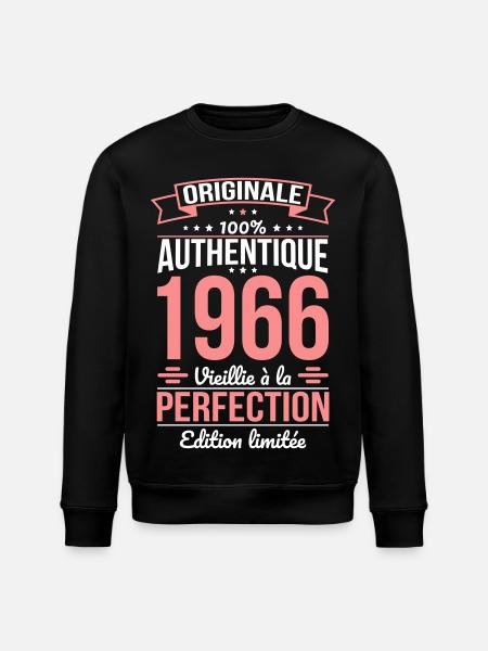 1966 – Perfekt gereift – Limitierte Auflage - Stanley/Stella Unisex Bio-Sweatshirt ROLLER - Schwarz