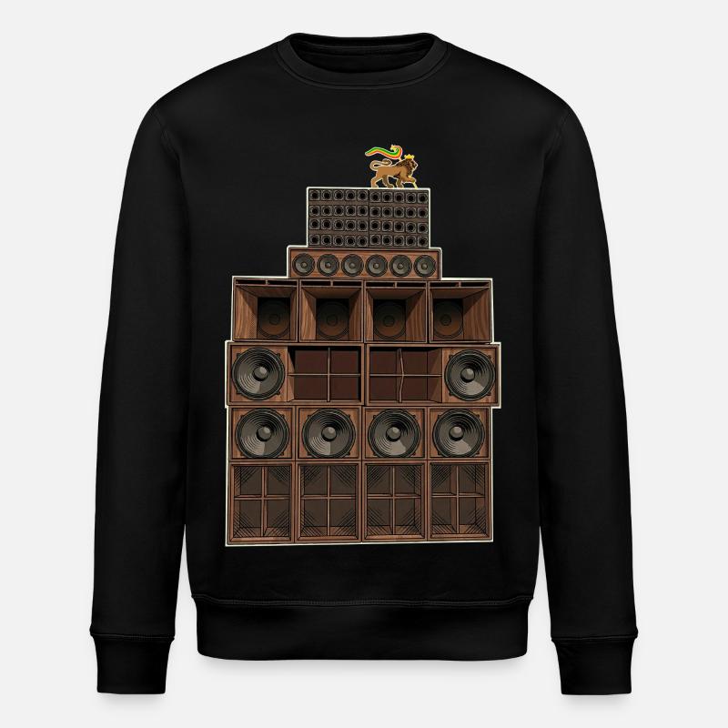 Reggae Soundsystem - Stanley/Stella Unisex Bio-Sweatshirt ROLLER - Schwarz