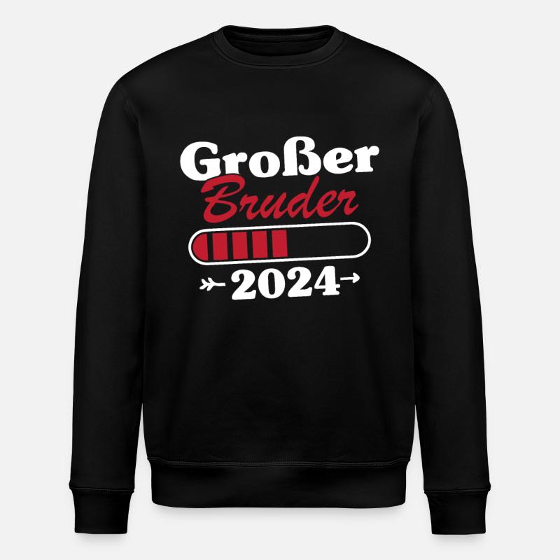 Großer Bruder Loading 2024 - Stanley/Stella Unisex Bio-Sweatshirt ROLLER - Schwarz