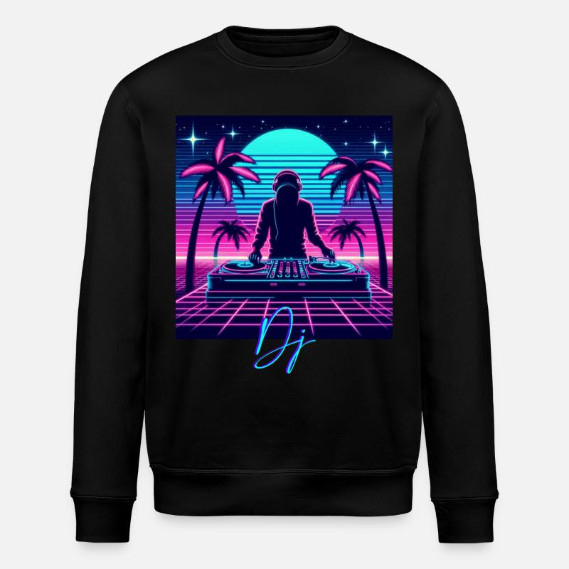 Dj - Stanley/Stella Unisex Bio-Sweatshirt ROLLER - Schwarz