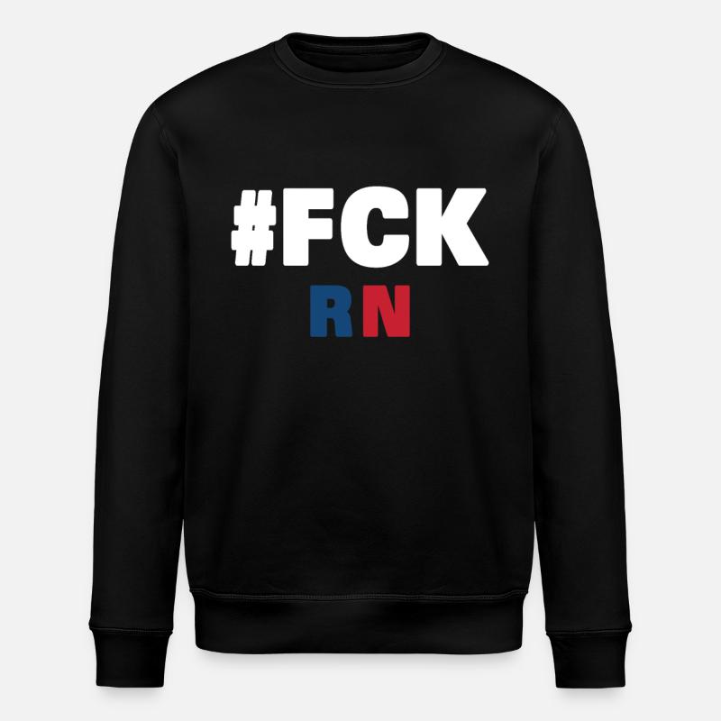 Fck rn - Sweat bio ROLLER Stanley/Stella Unisexe - noir