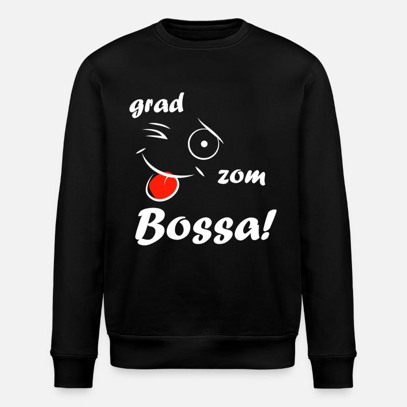 Degree zom Bossa! - white - Stanley/Stella ROLLER Unisex Organic Sweatshirt - black