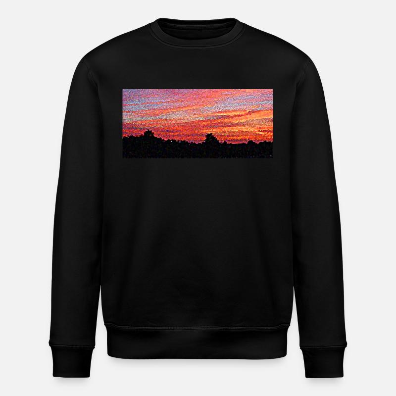 Die Schönheit der Dämmerung - Stanley/Stella Unisex Bio-Sweatshirt ROLLER - Schwarz