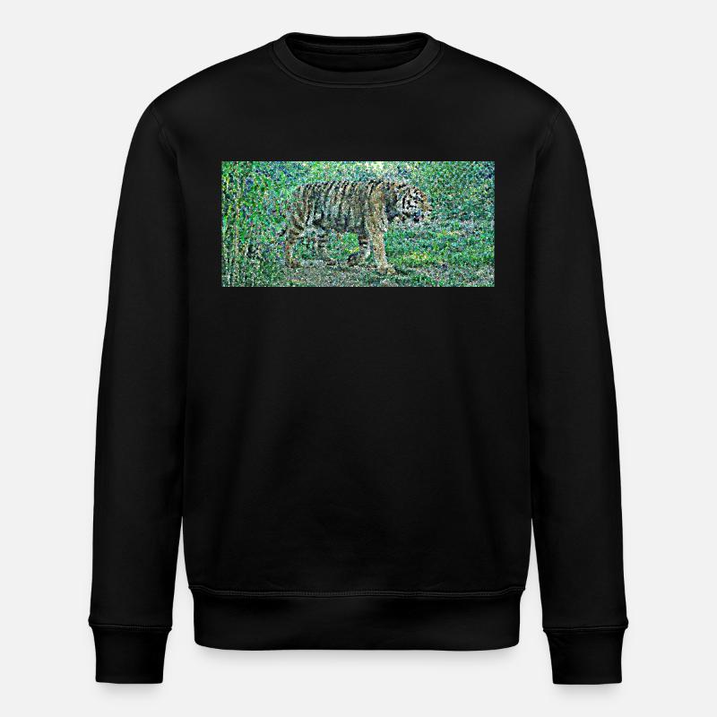 Le tigre sublime - Sweat bio ROLLER Stanley/Stella Unisexe - noir