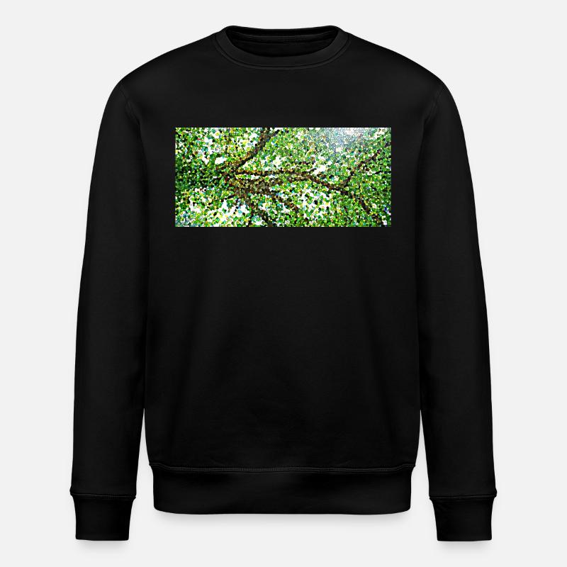 Die anmutigen Äste eines Baumes - Stanley/Stella Unisex Bio-Sweatshirt ROLLER - Schwarz