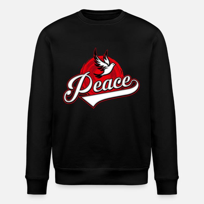 Peace - Stanley/Stella Unisex Bio-Sweatshirt ROLLER - Schwarz