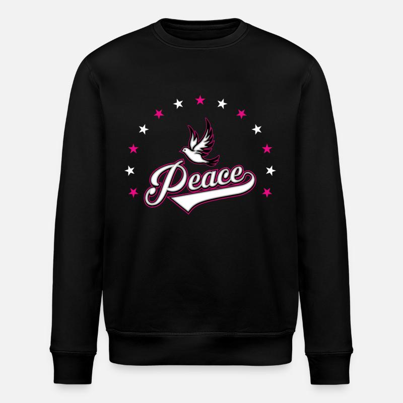 Peace - Stanley/Stella Unisex Bio-Sweatshirt ROLLER - Schwarz