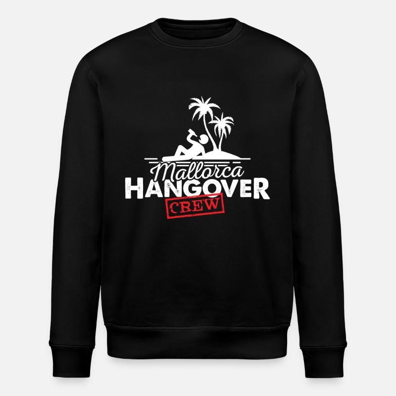 Mallorca Hangover Crew Malle - Stanley/Stella Unisex Bio-Sweatshirt ROLLER - Schwarz
