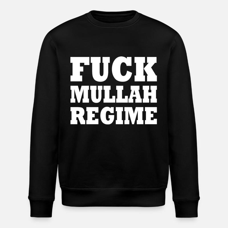 Fuck mullah regime iran - Sweat bio ROLLER Stanley/Stella Unisexe - noir