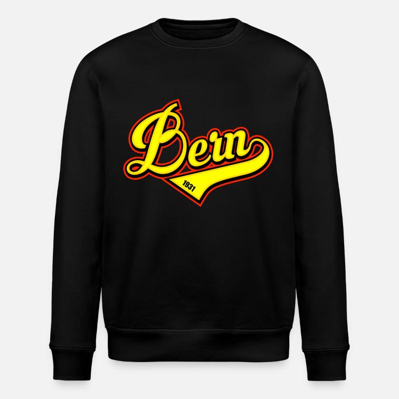 Bern - Stanley/Stella økologisk unisex-sweatshirt ROLLER - sort