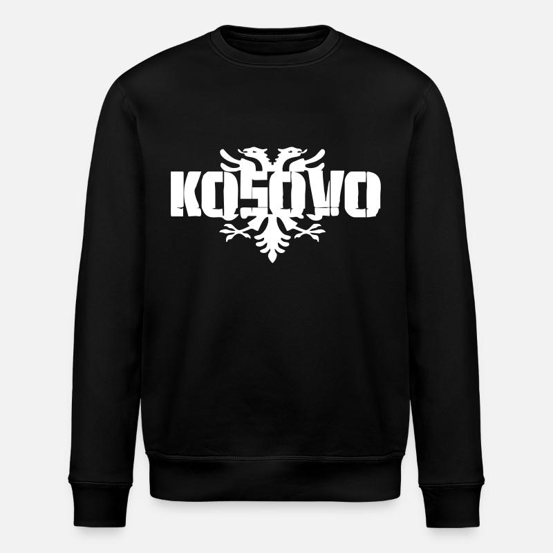 kosovo - Stanley/Stella Unisex Bio-Sweatshirt ROLLER - Schwarz