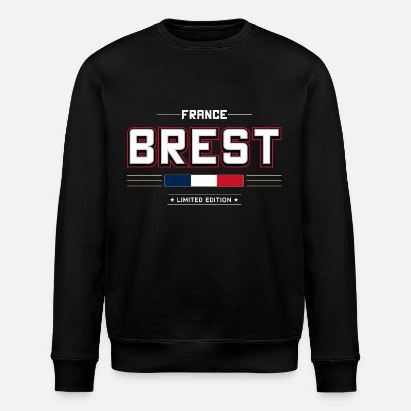 Brest - Sweat bio ROLLER Stanley/Stella Unisexe - noir