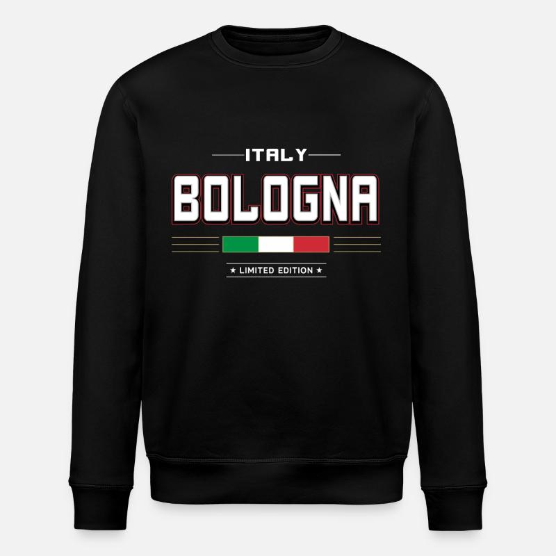 Bologna - Stanley/Stella Unisex Bio-Sweatshirt ROLLER - Schwarz