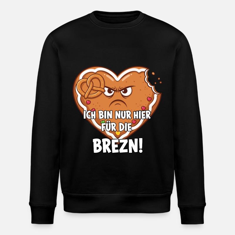 Brezn Liebhaber - Stanley/Stella Unisex Bio-Sweatshirt ROLLER - Schwarz