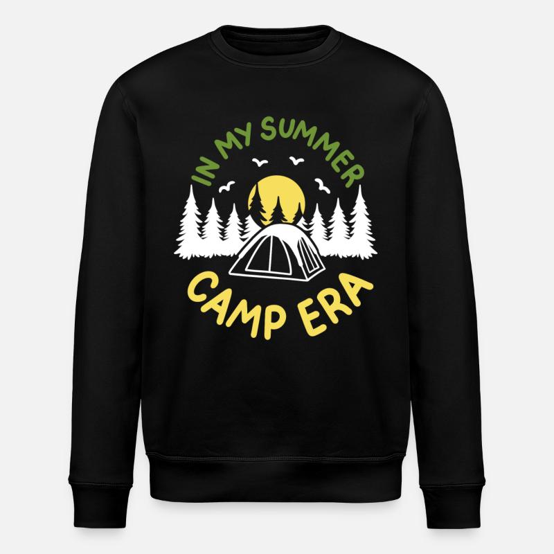 Camping Sommerlager Camper - Stanley/Stella Unisex Bio-Sweatshirt ROLLER - Schwarz
