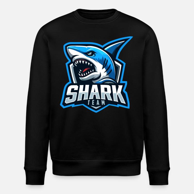Shark Team - Stanley/Stella ROLLER Unisex Organic Sweatshirt - black