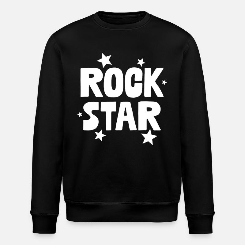 Rock Star - Sweat bio ROLLER Stanley/Stella Unisexe - noir