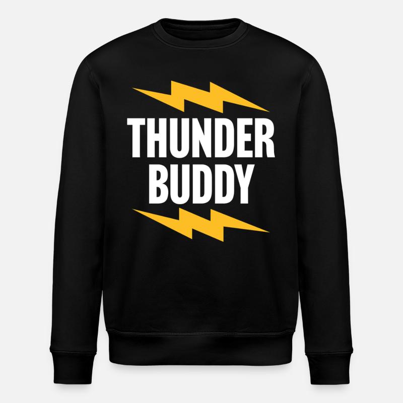 Thunder Buddy - Stanley/Stella ROLLER Unisex Organic Sweatshirt - black