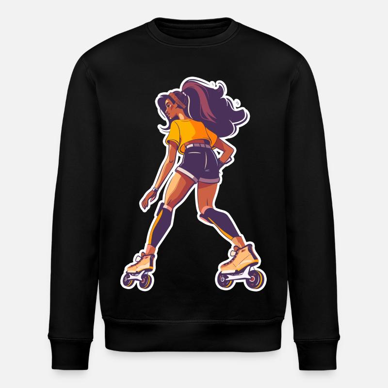 Roller skater - Stanley/Stella ROLLER Unisex Organic Sweatshirt - black