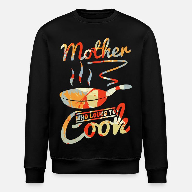 Maman cuisinière - Sweat bio ROLLER Stanley/Stella Unisexe - noir