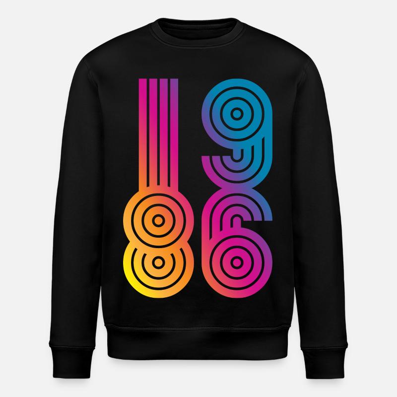 86 Eight Six 1986 - Stanley/Stella Unisex Bio-Sweatshirt ROLLER - Schwarz