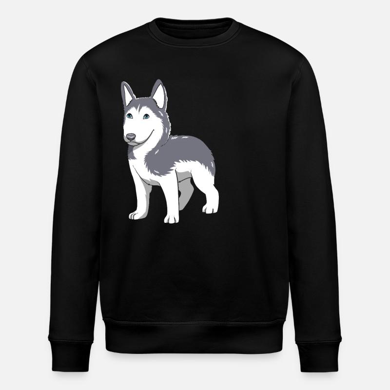 Husky - Stanley/Stella ROLLER Unisex Organic Sweatshirt - black