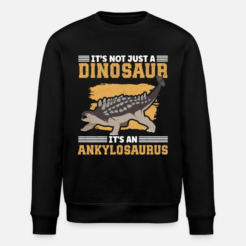 Ankylosaurus Dinosaur Ankylosaur Gift - Stanley/Stella ROLLER Unisex Organic Sweatshirt - black