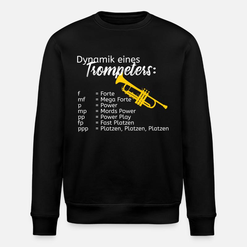 Dynamik eines Trompeters - Stanley/Stella Unisex Bio-Sweatshirt ROLLER - Schwarz