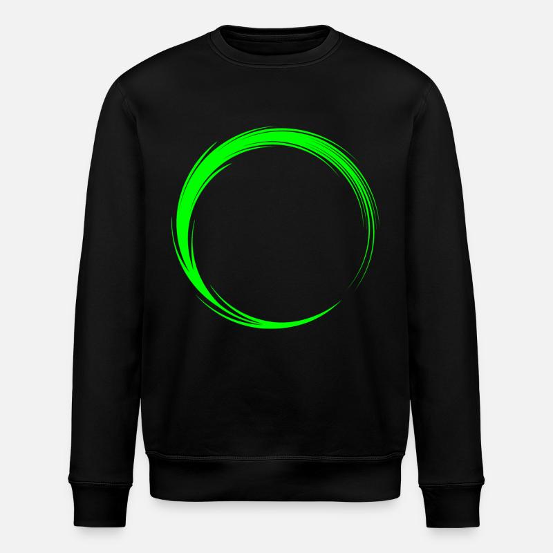 Forme d'icône de cercle - Sweat bio ROLLER Stanley/Stella Unisexe - noir