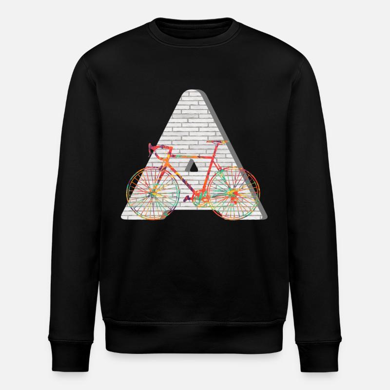 bicycle e 249 a - Stanley/Stella ROLLER Unisex Organic Sweatshirt - black