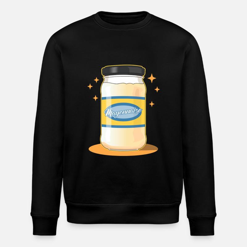 Mayonnaise Mayo Geschenk - Stanley/Stella Unisex Bio-Sweatshirt ROLLER - Schwarz