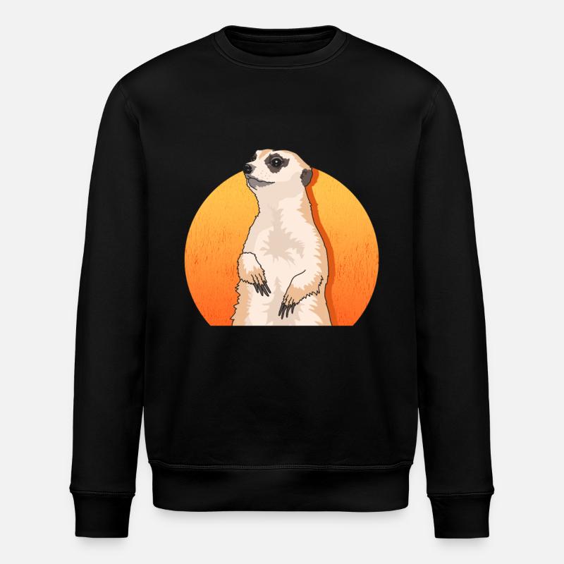 Suricate Mignon Cadeaux de suricate - Sweat bio ROLLER Stanley/Stella Unisexe - noir