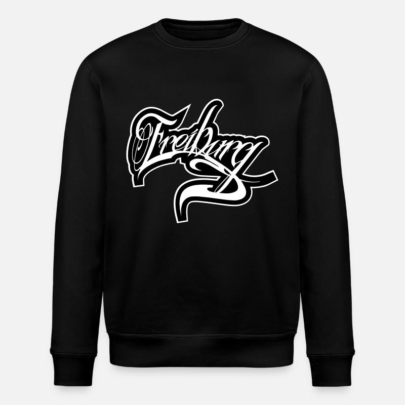 Freiburg - Stanley/Stella Unisex Bio-Sweatshirt ROLLER - Schwarz