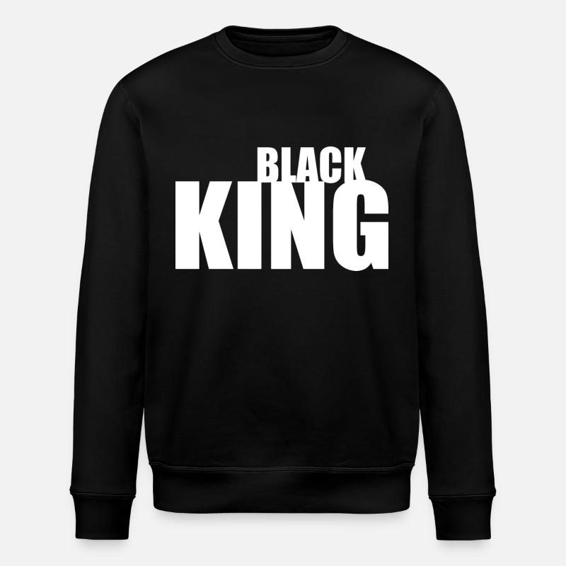 Black king - Sweat bio ROLLER Stanley/Stella Unisexe - noir