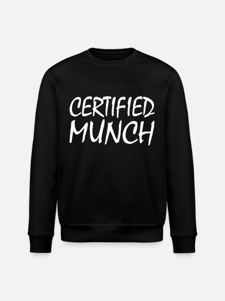 Certified munch - Stanley/Stella ROLLER Unisex Organic Sweatshirt - black