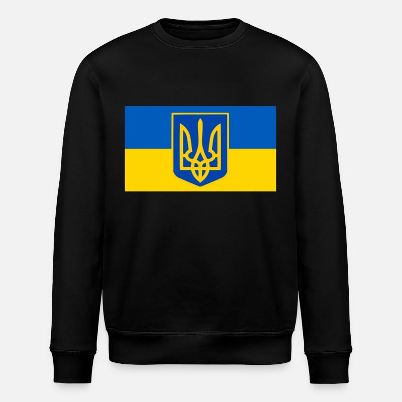 Ukraine - Stanley/Stella Unisex Bio-Sweatshirt ROLLER - Schwarz